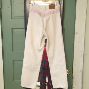 Women's Levi Strauss High Rise Straight Leg Jeans - White